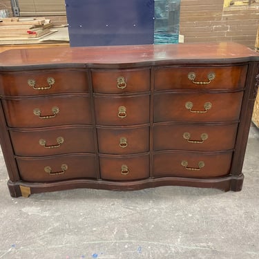 Serpentine Traditional Dresser Custom Lacquered 