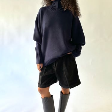 SAYAKA DAVIS NEW YORK Highcollar Sweater - Indigo