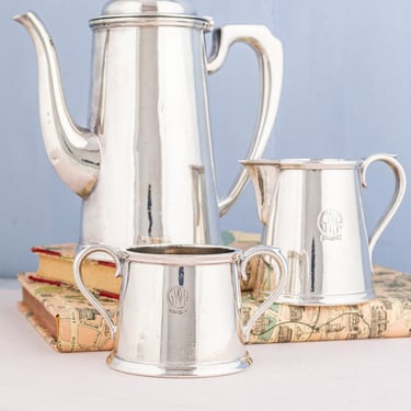 Great Western Railway Hotel Silverplate Coffee Set