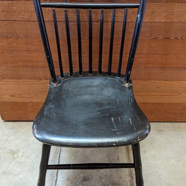 Black Wood Chair