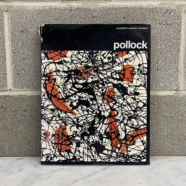 Vintage Jackson Pollock Book 1970s Painting + Art + Twentieth Century Masters + Hardback + Photography and Illustrations + Coffee Table Book 