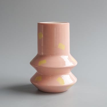 Temple Ceramics: Geo Vase in Pink