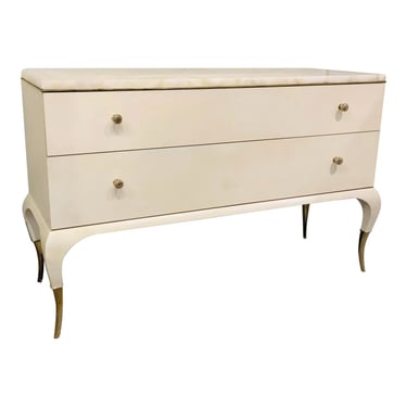 Caracole Signature Modern White Parisian Chest of Drawers
