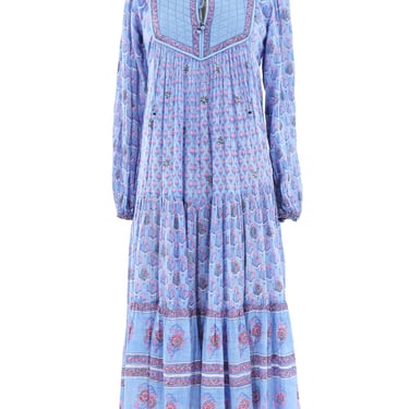 1970s Starina Cotton Gauze Indian Dress