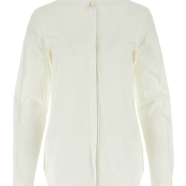 Jil Sander Woman White Poplin Shirt