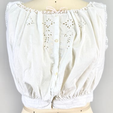 Edwardian Eyelet Corset Cover