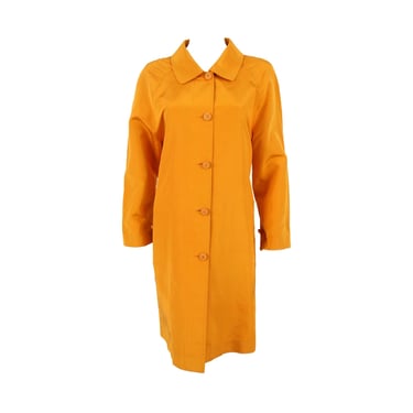 Chanel Orange Logo Button Trench