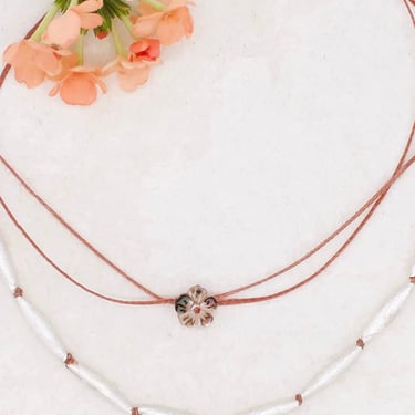 River Song | Silver Rice Necklace