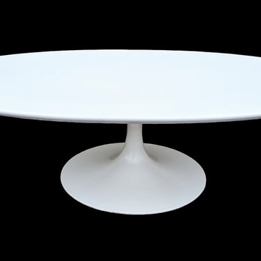 Mid Century Modern Burke Oval Coffee Table 