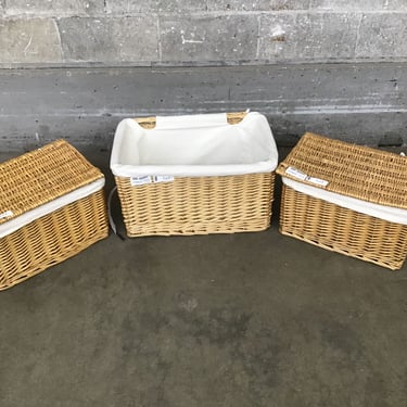 Wicker Baskets (3 pc) (Seattle)