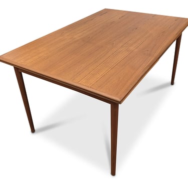Teak Dining Table w Two Leaves - 7449