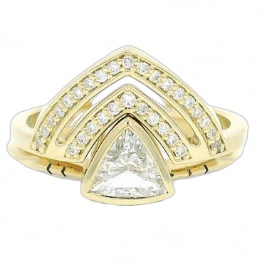 White Diamond Rioga Ring Set