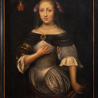 After Jacob van Loo &quot;Portrait of Sophia...&quot; Oil