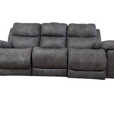 Grey Recliner Electric Couch