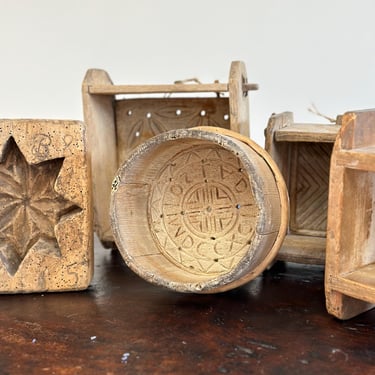 Antique Swedish Cheese Molds 