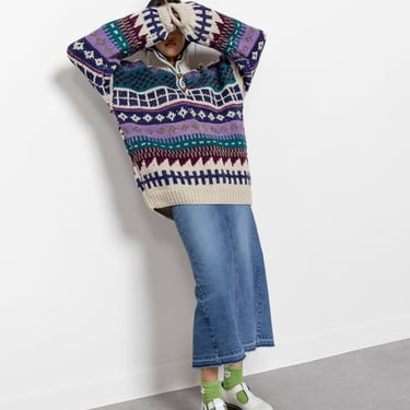 OVERSIZED HANDMADE FISHERMAN'S Sweater Extra Large Xxl Oversize Chunky Knit Jumper 