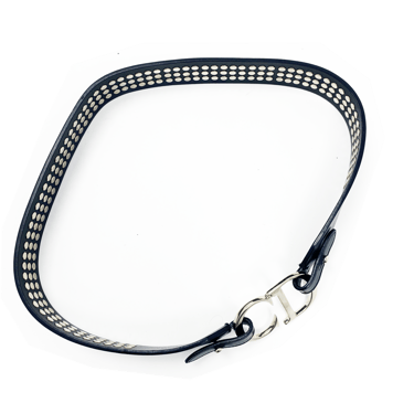 Christian Dior studded logo buckle belt