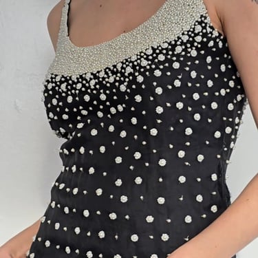 Gorgeous Pearl Beaded Dress (S)