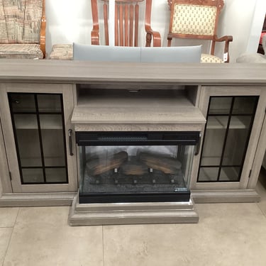 Twin Star Electric Fireplace/TV Stand