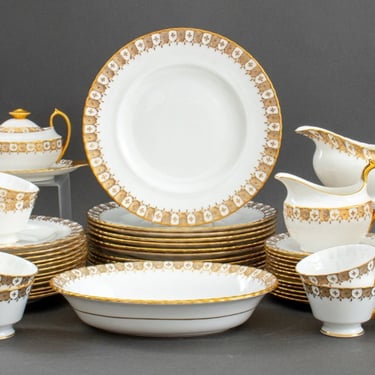Royal Crown Derby &quot;Heraldic Gold&quot; Dinner Service