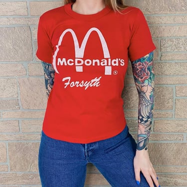 Vintage McDonalds Forsyth Little League Shirt 