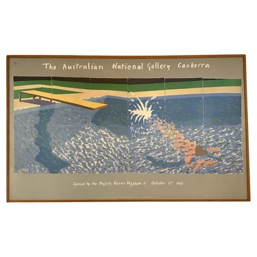 David Hockney, A Diver from Paper Pools Lithograph 