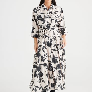 brave + true - Rosselini Dress - Shadow Bloom