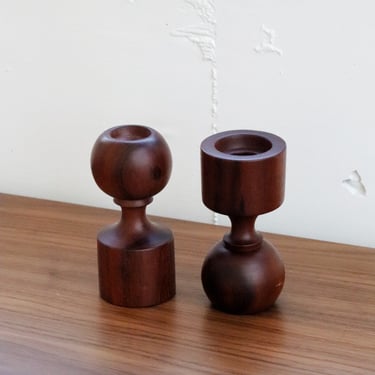 Handmade Sculptural Invertible Candlestick Holders