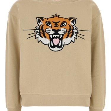 Kenzo Women Cappuccino Cotton Sweatshirt