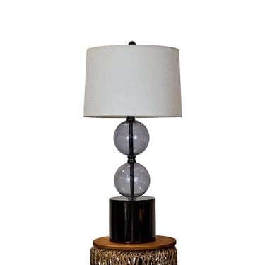 Glass Sphere Table Lamp