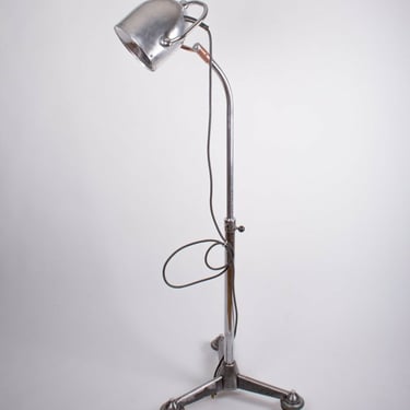 Vintage Dentist's Medical Floor Standing Lamp  Original Hanau