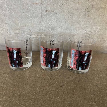 Set of Three Andy Warhol Whiskey Glasses