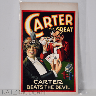 1920s Carter The Great Poster⁣