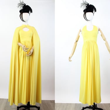 1960s DEADSTOCK Victoria Royal dress and CAPE xs small  | new winter 