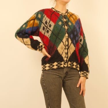 Susan Bristol hand knit cardigan sweater