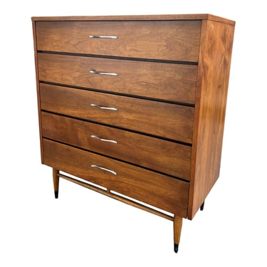 Free Shipping Within Continental US - Vintage Mid Century Modern Dresser Dovetail Drawers by Andre Bus for Lane Furniture 