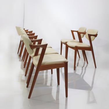 Kai Kristiansen Dining Chairs Model 42 - Set of 8 