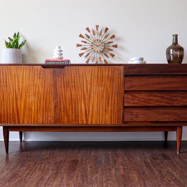 Afromasia Teak Credenza by Richard Hornby 