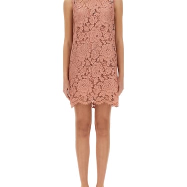 Dolce & Gabbana Women "A Line" Floral Lace Dress