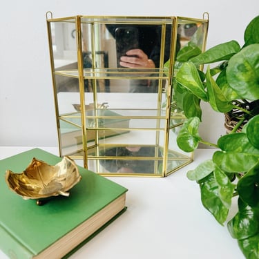 Brass + Glass Curio