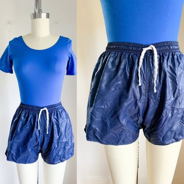 Vintage 1980s Athletic Nylon Shorts / S 