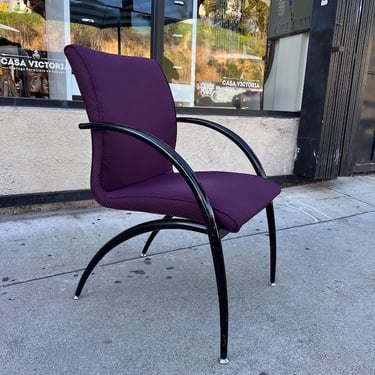Spice Spice Baby | 1980s Post Modern Purple Arm Chair