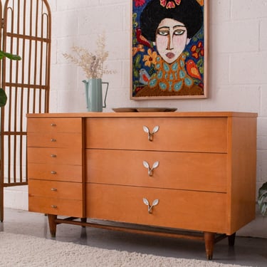 Huntley mid store century dresser