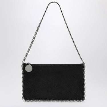 Stella Mccartney Black Wallet Bag With Chain Women