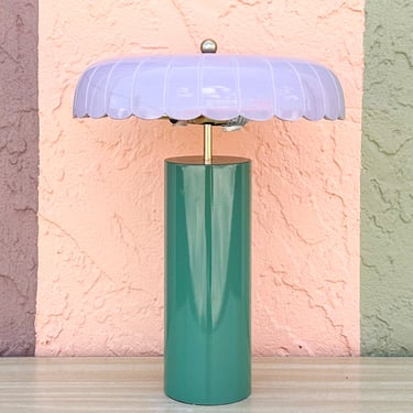 Kips Bay Show House Lavender and Green Lamp