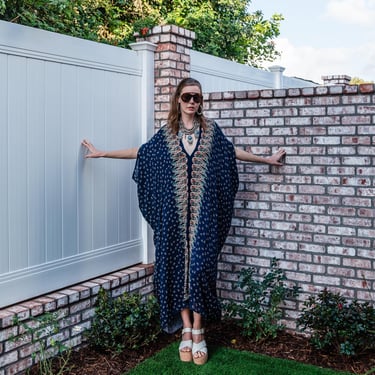 Kinsley Paisley Border Caftan PRE-ORDER 