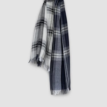 Fiji Hunter Scarf - Black White Navy