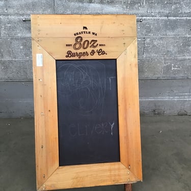 Chalkboard Sandwich Board (Seattle)