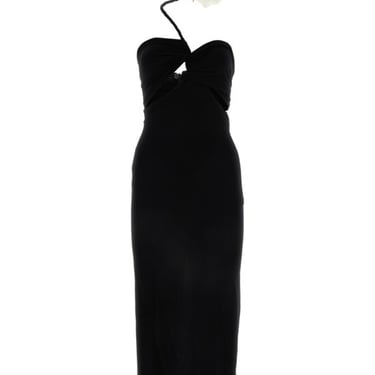 Magda Butrym Woman Black Stretch Nylon Dress