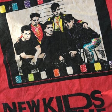 1990 New Kids On The Block Beach Towel, Y2K Retro, Big Step Productions, Large Towel, Poolside, Vintage 